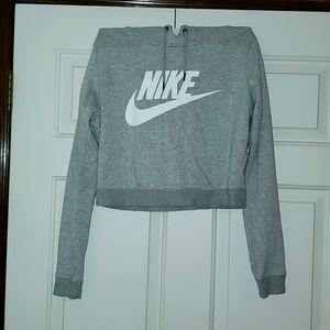 Women's cropped Nike hoodie